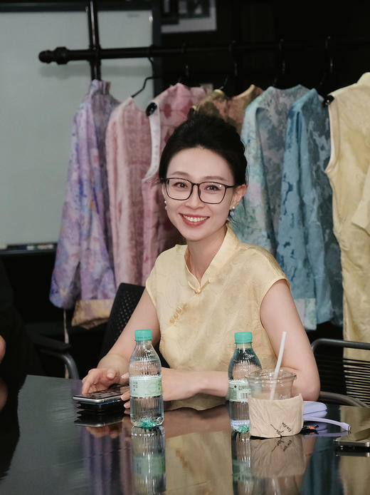 盛唐婧| 新中式小立领斜襟飞飞袖长款上衣 商品图6