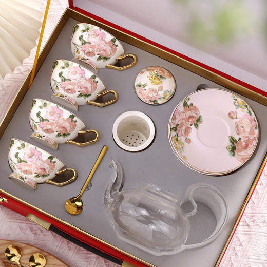 B-NX-诺轩-野玫瑰花茶杯套装 商品图2