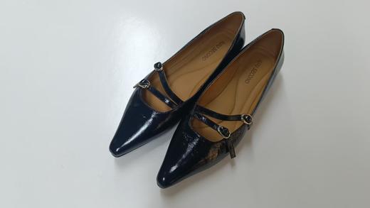 西村名物2024年秋季新款小尖头平底优雅气质玛丽珍单鞋U24CE37911 商品图5