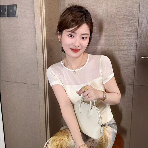 【卖完下架】良木礼拼接短袖（7845） 商品图3