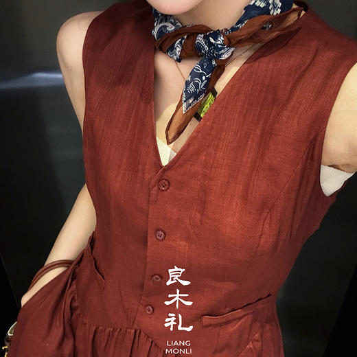 【现货】良木礼苎麻连衣裙（2E035） 商品图3
