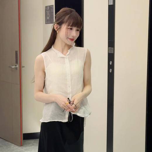 【不退不换】良木礼亚麻衬衫（7982） 商品图1