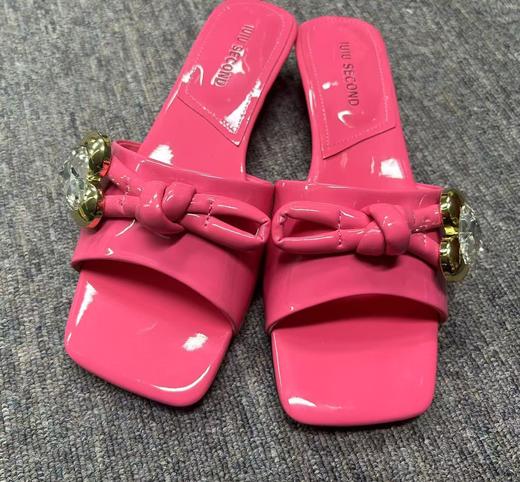 西村名物2024年夏季新款低跟拖鞋U23BJ23431 商品图3