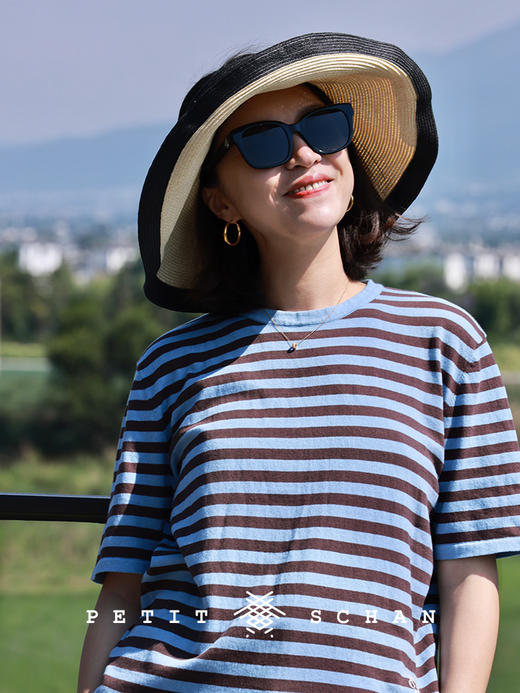 PETIT SCHAN小闪 #085 Delicate Star Trails 小星轨 进口AD12纸辫大檐不对称空顶草帽 商品图3