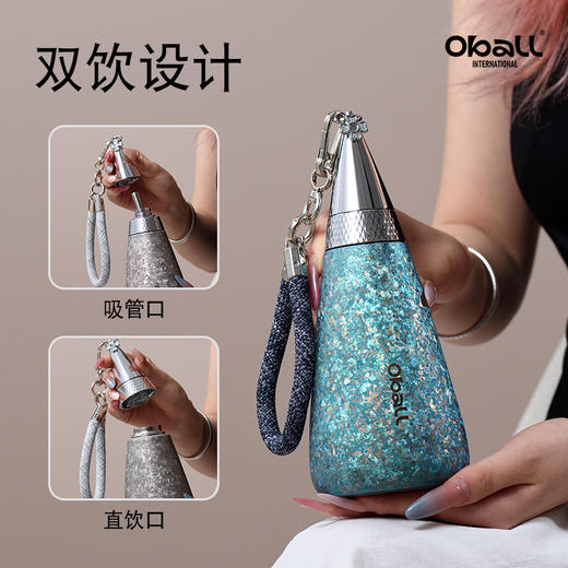 Oball 女神钛杯 保温杯女生高颜值吸管水杯2025新款生日礼物钛杯子 商品图1