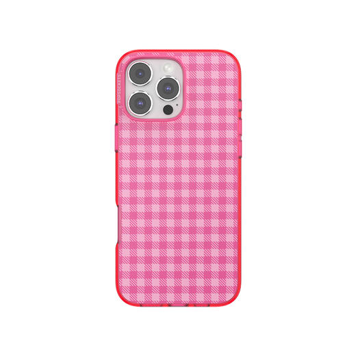 【喫茶屋】草莓粉棋盘 POPCASE手机壳 MagSafe Popcase磁吸款 粉色 格纹 iPhone16/15/14/13 商品图3