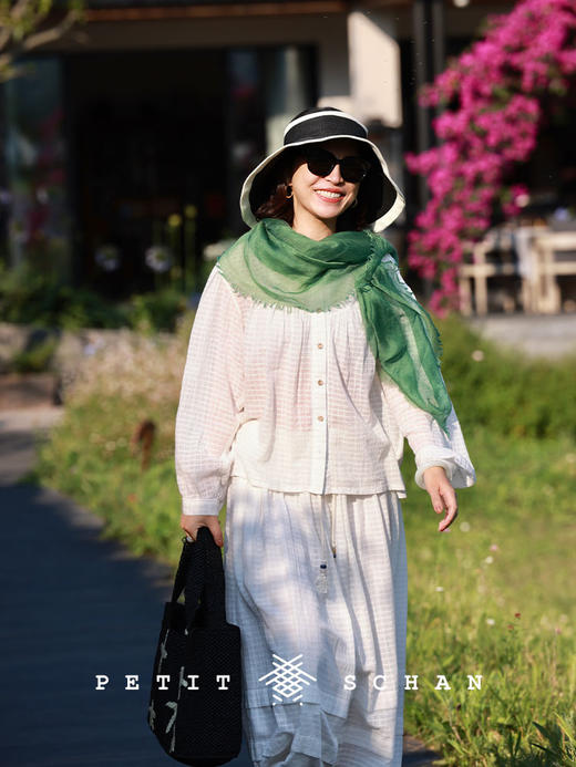 PETIT SCHAN小闪 #085 Delicate Star Trails 小星轨 进口AD12纸辫大檐不对称空顶草帽 商品图7