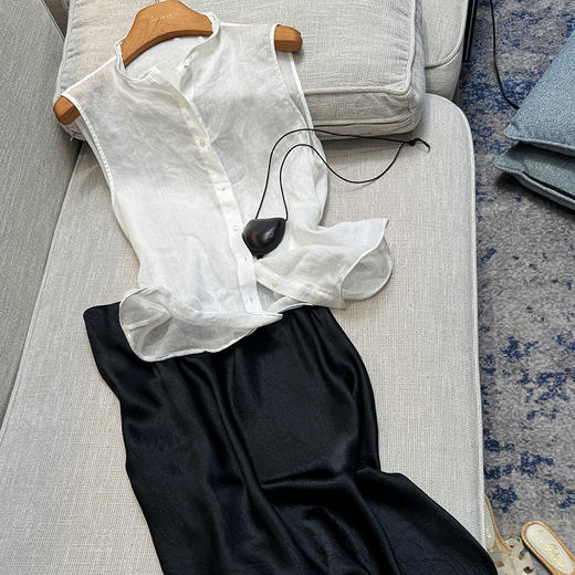 【不退不换】良木礼亚麻衬衫（7982） 商品图7