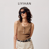 LIYIHAN序章 2025夏季新款体闲棉质无袖背心高级针织上衣通勤百搭 商品缩略图1