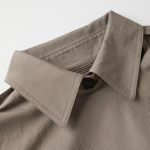 ROMI STUDIO 100%匹马棉轻薄不规则裁剪设计感风衣 RW25SWG0077 商品图2