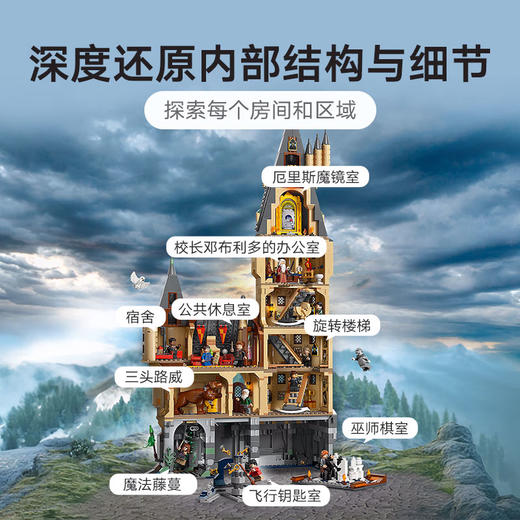 乐高积木L76454乐高哈利波特系列霍格沃茨™城堡：主塔 商品图4