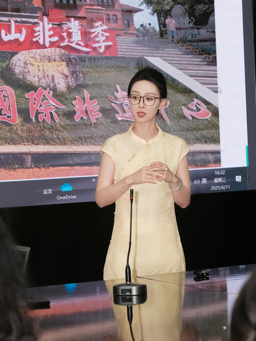 盛唐婧| 新中式小立领斜襟飞飞袖长款上衣 商品图9