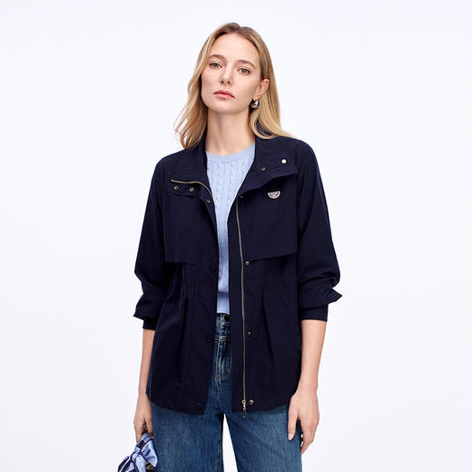 EITIE爱特爱简约休闲显瘦外套秋季新款8303001 商品图1