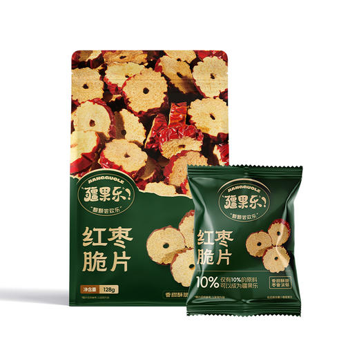 【严选】【新疆原产 香甜酥脆】疆果乐红枣脆片 128g  （厂家直发） 商品图2
