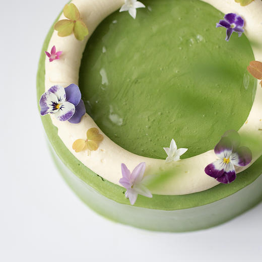 四季·夏「夏日花园」香草抹茶柚子味Gelato冰淇淋蛋糕（夏之味：香草、抹茶&柚子）（当日达） 商品图5