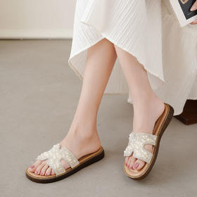 【夏季新款】西村名物2025年夏季新款舒适平底厚底防滑凉拖鞋T25BJ20781