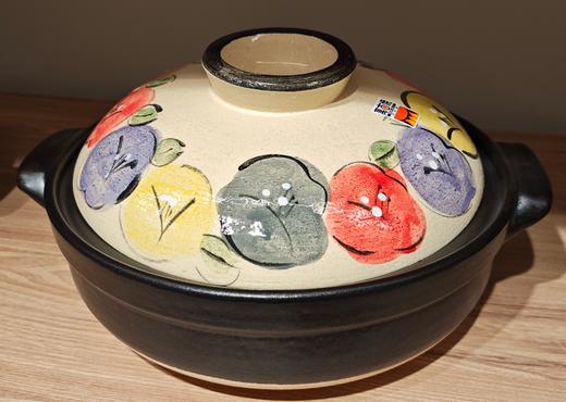 万古烧h砂锅炖锅家用燃气土锅樱花彩虹陶锅华柳 商品图2