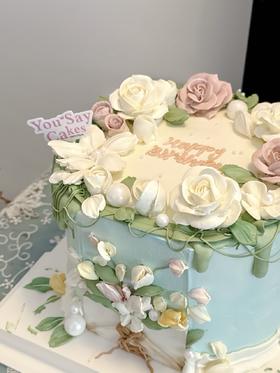 春日来信刮刀花蛋糕（提前24小时预定/含有奶油霜成分）