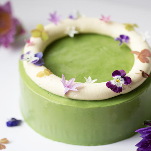 四季·夏「夏日花园」香草抹茶柚子味Gelato冰淇淋蛋糕（夏之味：香草、抹茶&柚子）（当日达） 商品图4