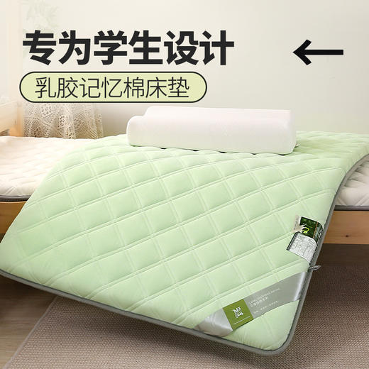 自然醒艾棉乳胶记忆棉三明治学生床垫家用卧室榻榻米垫学生宿舍租房单人睡垫LN 商品图0