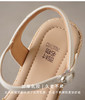 【夏季新款】西村名物2025年夏季新款舒适百搭超轻厚底小坡跟系带凉鞋T25BG20711 商品缩略图10