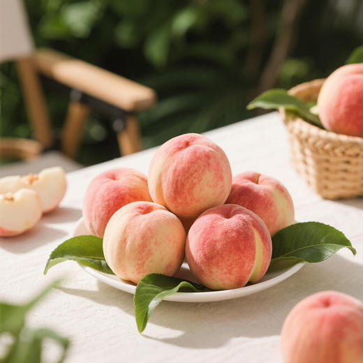 【快递】四川龙泉驿(京艳)水蜜桃约5斤 (单果＞200g  约8-12个) 礼盒装 商品图7