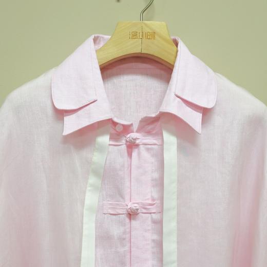 【线上专属】飘纱衬衫（24710552-粉米） 商品图2