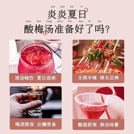 【买2送1 买3送2】李时珍—李氏纲目 花间沁梅饮（三花酸梅汤）消夏冰饮 沁人心脾 商品图1