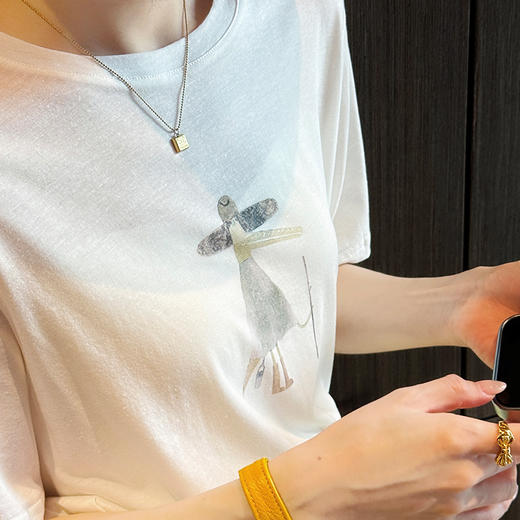 【预售7天】良木礼天丝印花T恤（52583） 商品图4