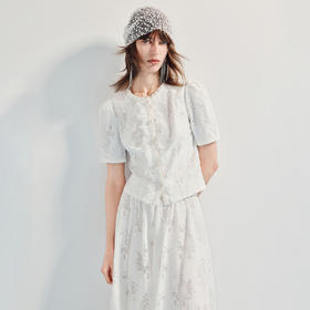 玛克门店发货：修身优雅气质上衣女(货号:MF86TP018A10)