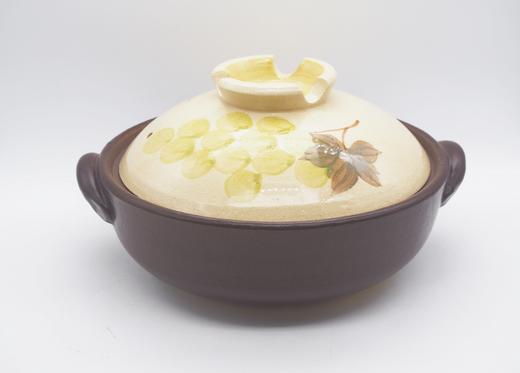 万古烧h砂锅炖锅家用燃气土锅樱花彩虹陶锅华柳 商品图9