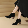 westory2024年秋冬新款优雅风细高跟百搭短靴切尔西女S24DS84771 商品缩略图2