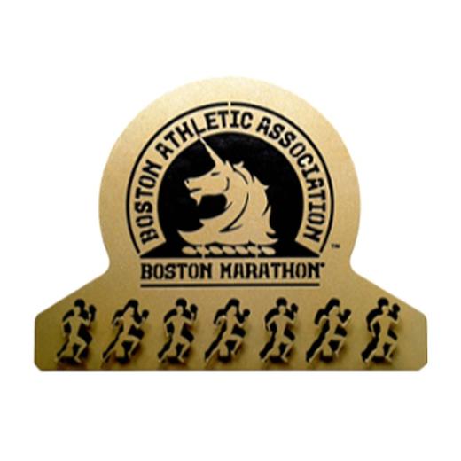 波士顿马拉松官方奖牌挂不锈钢材质光滑表面抗锈耐磨经久耐用背面带挂孔 商品图2