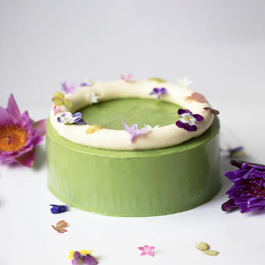 四季·夏「夏日花园」香草抹茶柚子味Gelato冰淇淋蛋糕（夏之味：香草、抹茶&柚子）（当日达） 商品图1