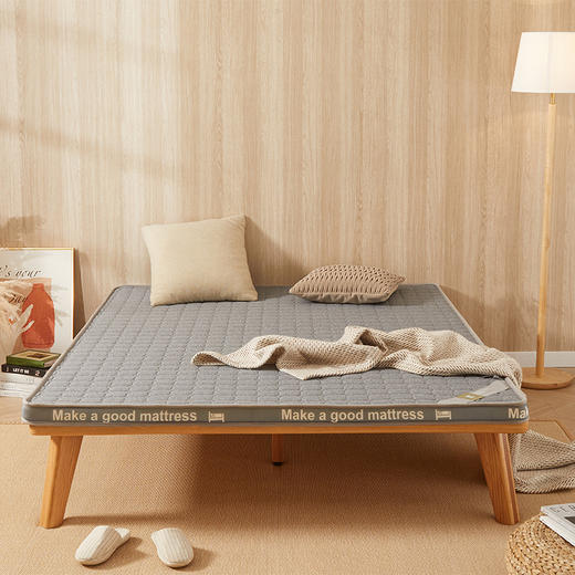 自然醒抗菌防螨针织棉25D高密度海绵填充立体床垫学生宿舍单人租房专用榻榻米垫LN 商品图6