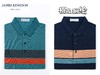 占姆士男士宽条纹T恤POLO衫  棉&氨纶 商品缩略图0