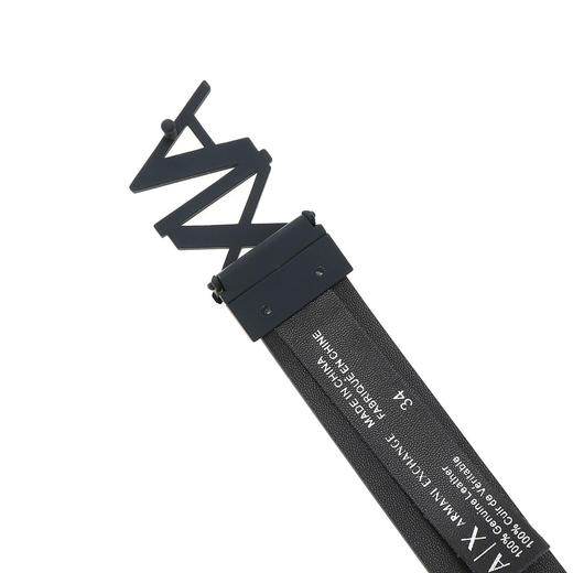 8054703954261 ARMANI EXCHANGE 男士牛剖层移膜革耐用百搭简约腰带 商品图3