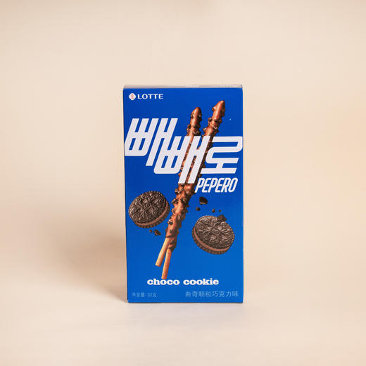 乐天派派乐曲奇颗粒巧克力味饼干棒(中文版)  32g 商品图0