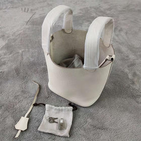 【部分现货】良木礼18cm菜篮子牛皮包（0303）