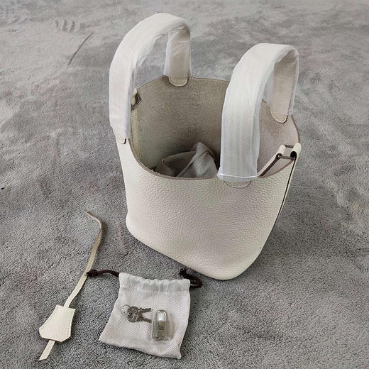 【部分现货】良木礼18cm菜篮子牛皮包（0303） 商品图0