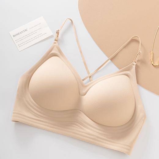 【拍1发2，到手2件】粉底液美背吊带Bra｜前隐形后美背，聚拢蜜桃杯 商品图7