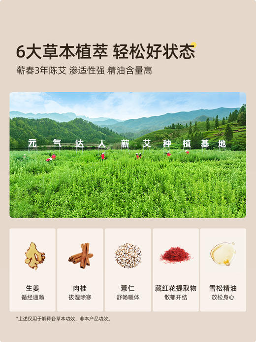 元气达人蕲艾雪松精油足贴 商品图3