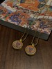 藏式纯手绘扎基拉姆随身小唐卡吊坠(含链子)2cm 商品缩略图1