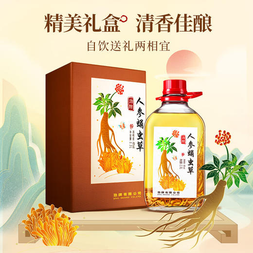 40°劲牌人参蛹虫草酒 2.3L 商品图2