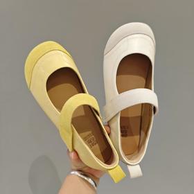 【秋季新款】西村名物2025年秋季新款舒适平底舒软浅口单鞋玛丽珍鞋X25CE30221