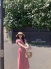 金蘑菇菇 Le reveur织里玫瑰园/ 明媚大美人法式泡泡袖收腰连衣裙 商品缩略图0