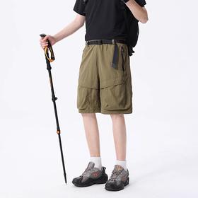 山系户外美式工装短裤｜冰丝、超薄、透气，宽松休闲