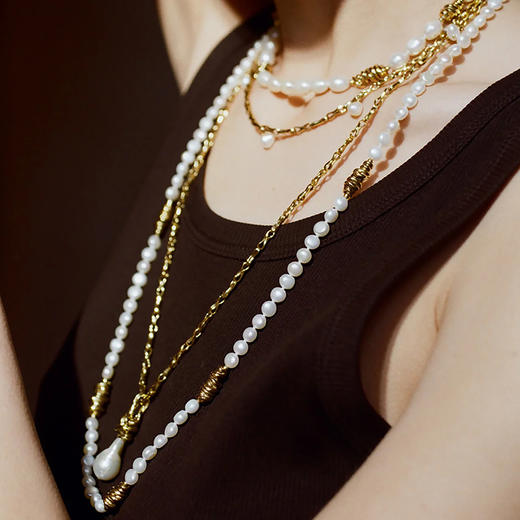 北京仓｜Goossens Paris-RIVIERA-淡水珍珠 长项链［法国设计师］ 商品图4