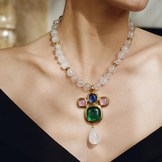 北京仓｜Goossens Paris-RENAISSANCE-十字架 吊坠 项链［法国设计师］ 商品图7