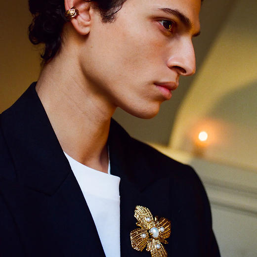 北京仓｜Goossens Paris-Circé Shell-金色贝壳 胸针［法国设计师］ 商品图2